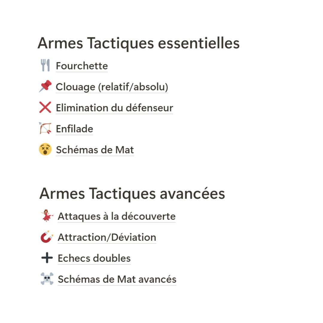 Armes Tactiques Fondamentales à Avancées - 12 séances (Replay)