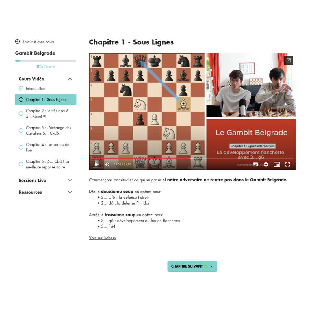 Adhésion Illimitée - Club - Atelier des Echecs