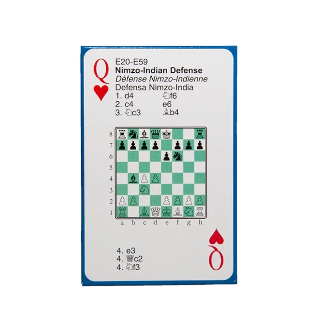 Jeu de 54 cartes "Ouvertures d’échecs"