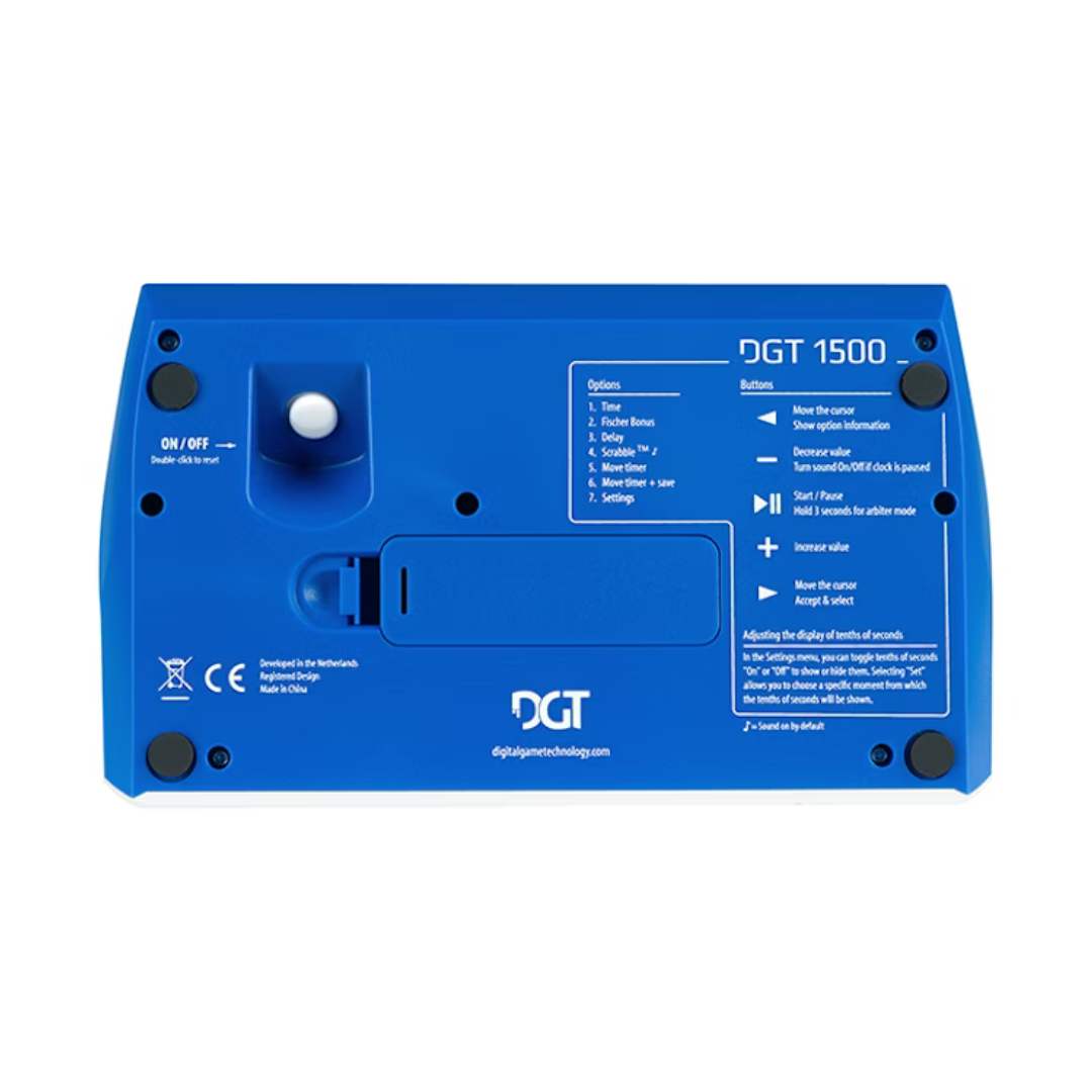 Pendule d'échecs - DGT 1500 - Spécial Blitz & Rapide