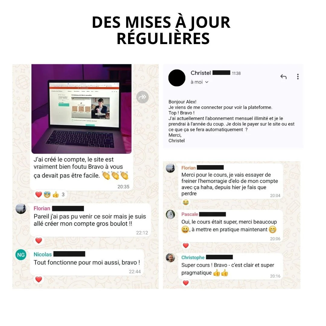 Adhésion Illimitée - Club - Atelier des Echecs