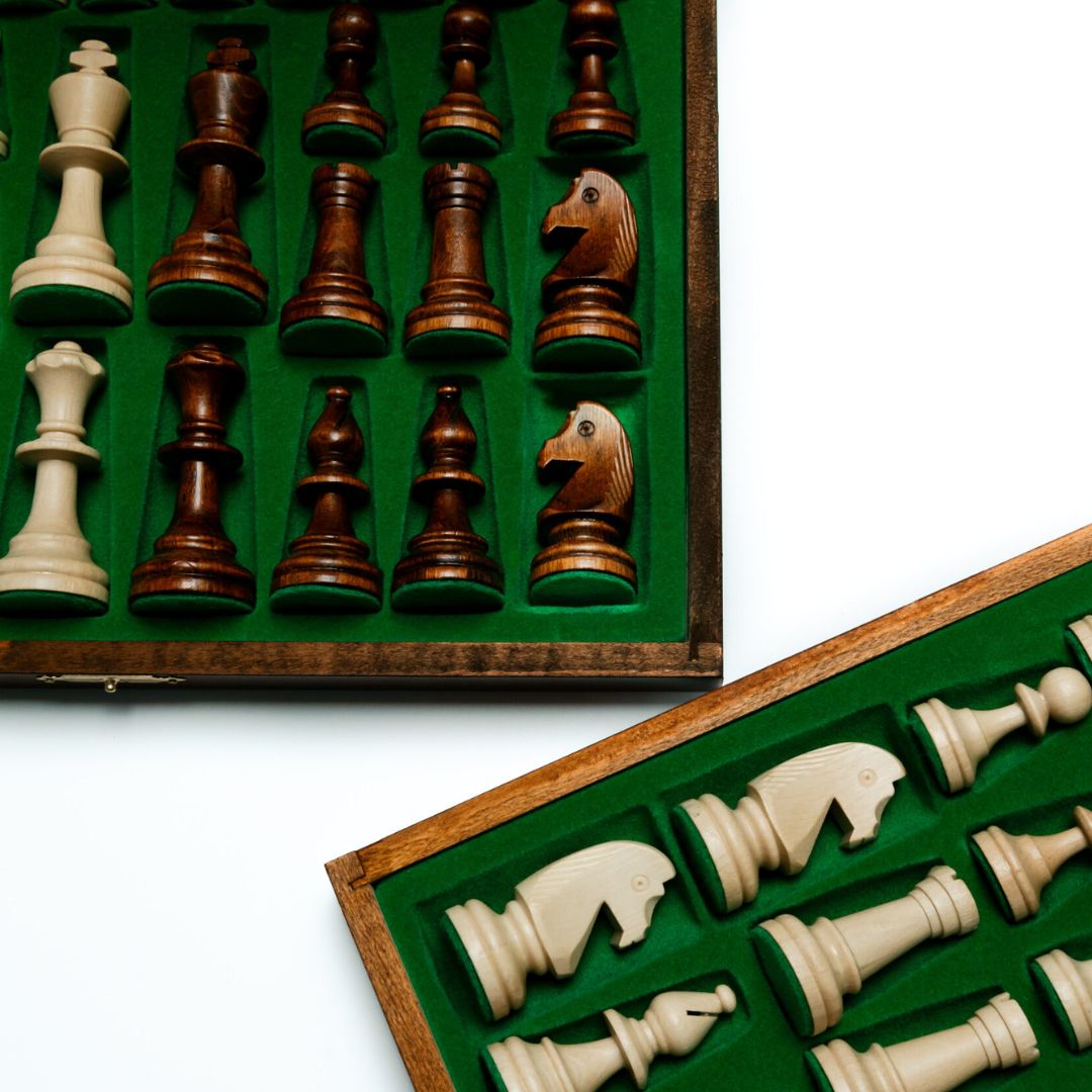 Coffret DELUXE - Staunton Classic - Pièces + Boite en bois - Taille 5