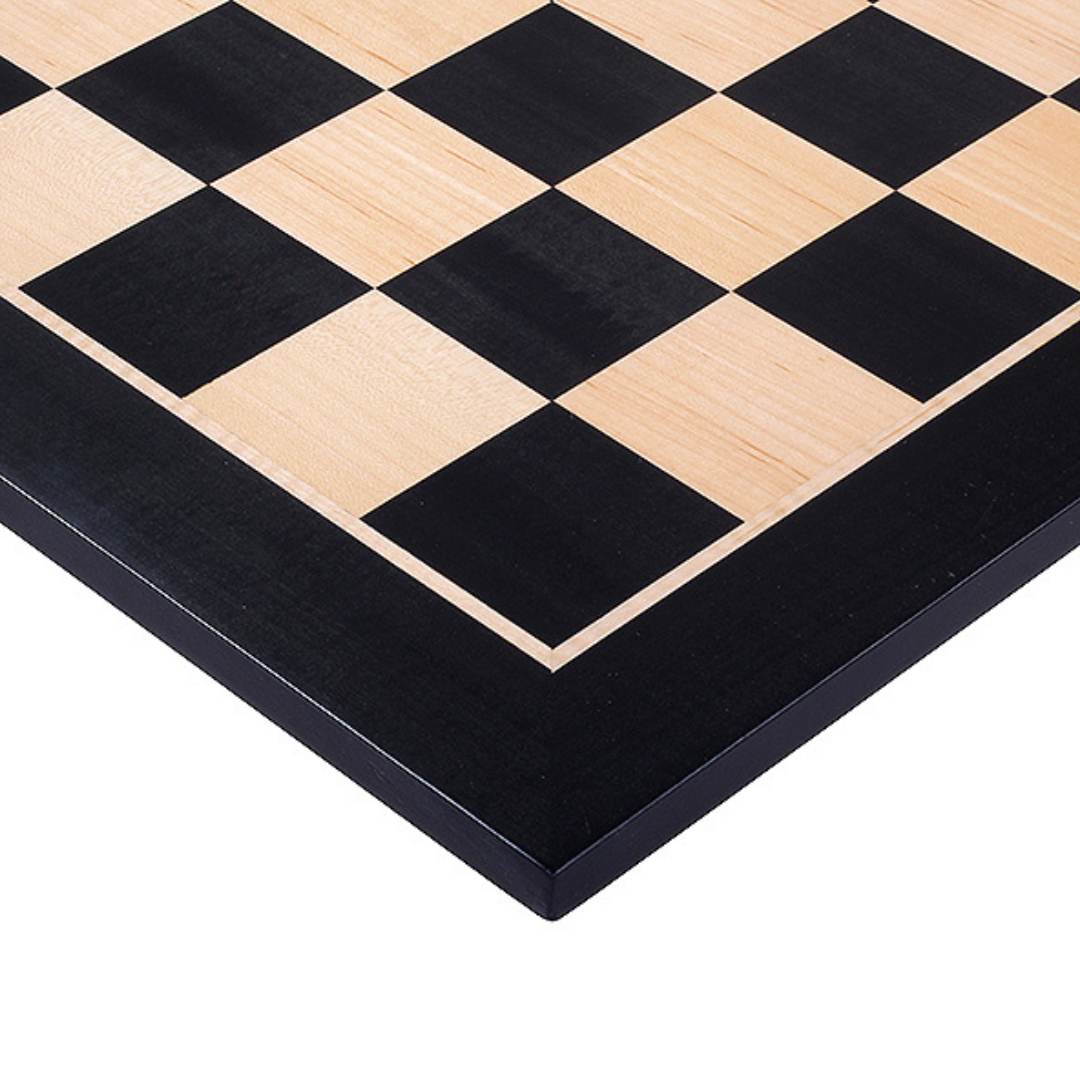 Echiquier de Tournoi en Bois massif - BLACK - Taille 6 - 54x54cm