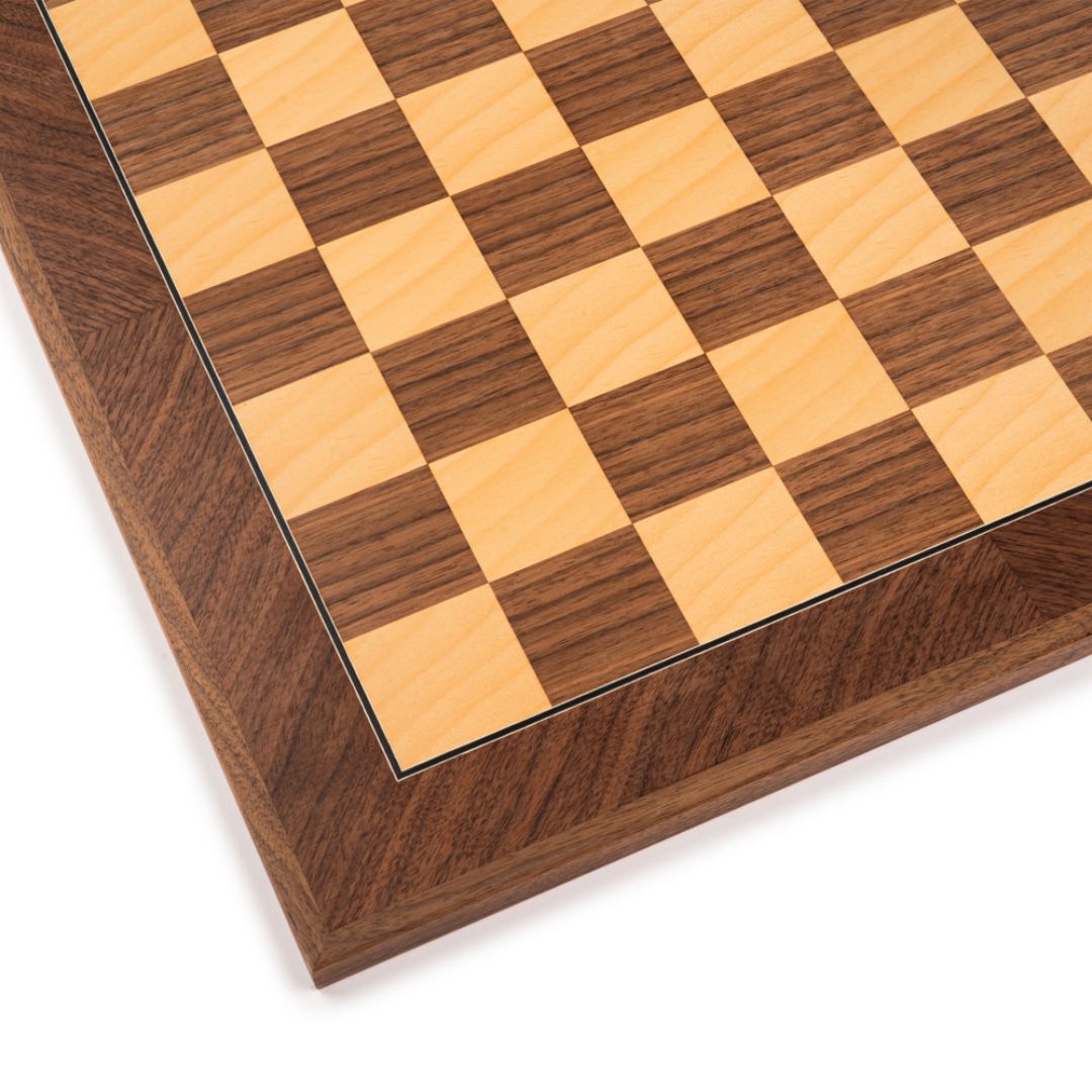 Echiquier Noyer Deluxe Diagonal - Taille 5 - 50x50cm