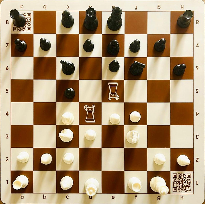 Jeu d'échecs en silicone - Edition ChessBar - 51x51cm
