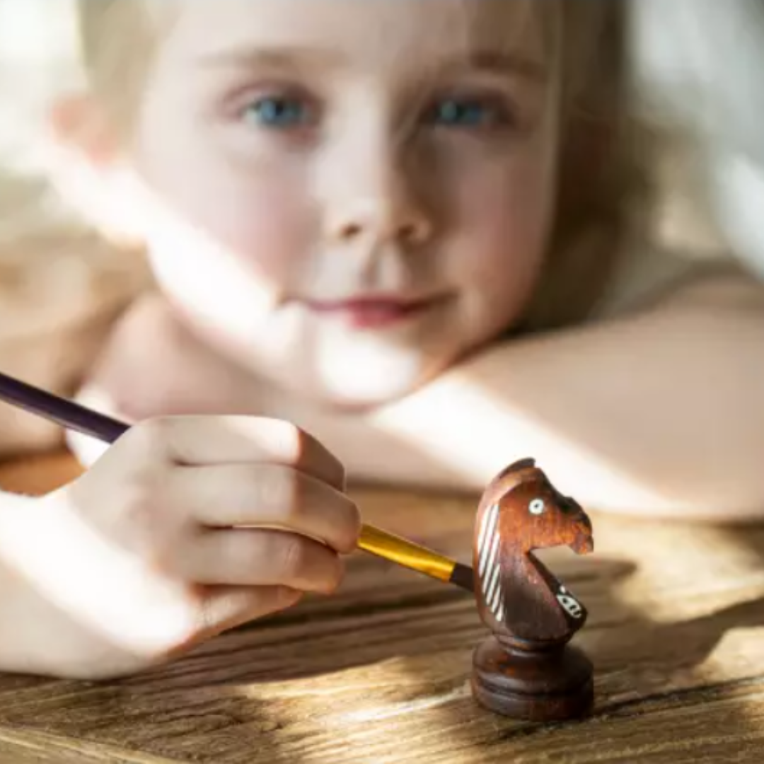 Echiquier à peindre - DIY - Activité créative pour enfant