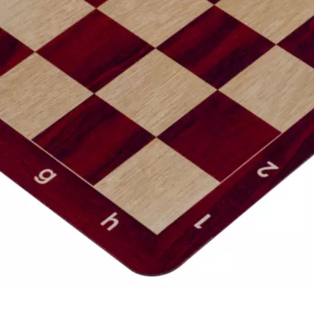 Echiquier Mousse "Soft Touch" Acajou - 50x50cm - Ensemble complet