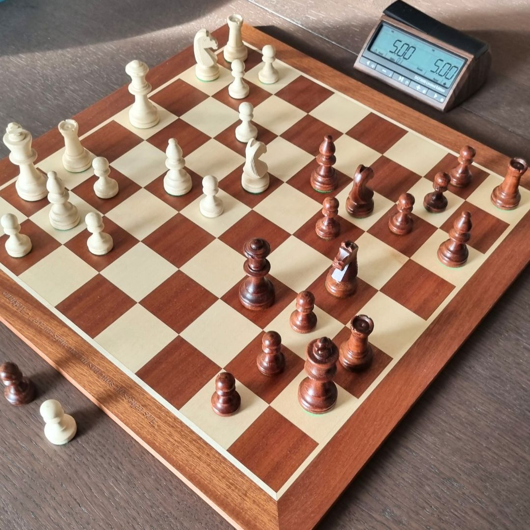 Echiquier de Tournoi Acajou / Staunton Classic