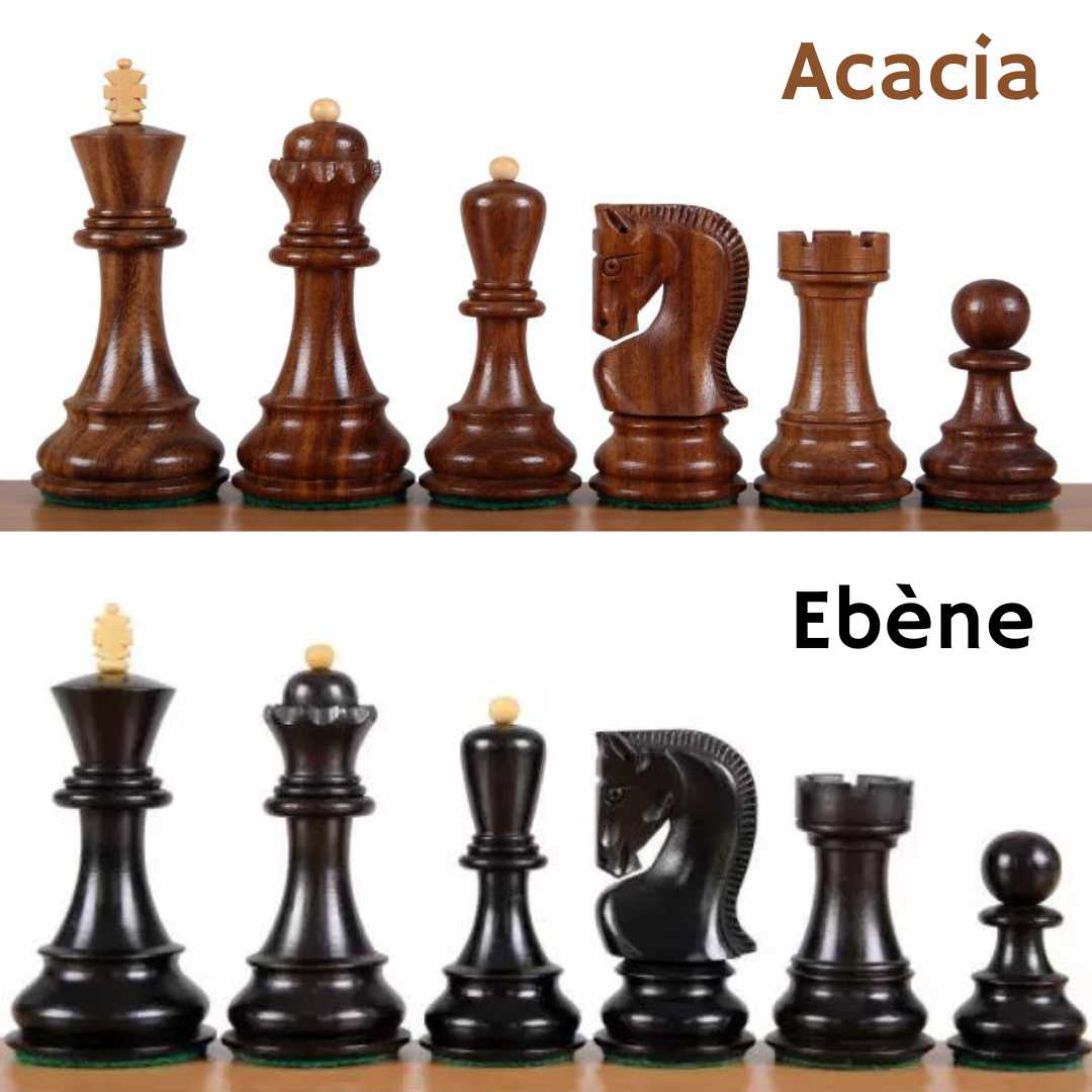 ZAGREB - pièces d'échecs de Collection - inspiration 50's