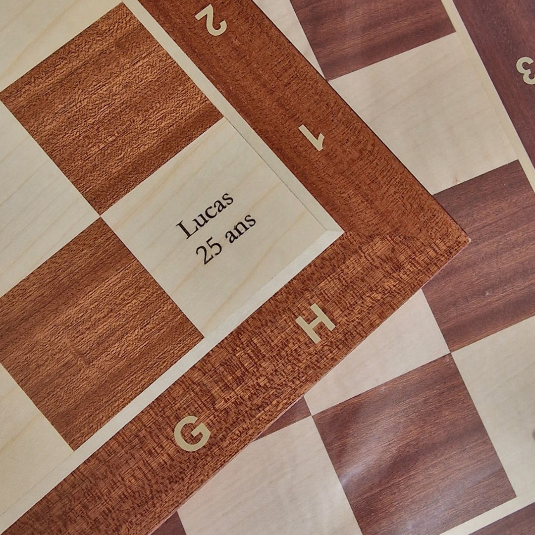 Gravure Laser - Personnalisez votre matériel d'échecs