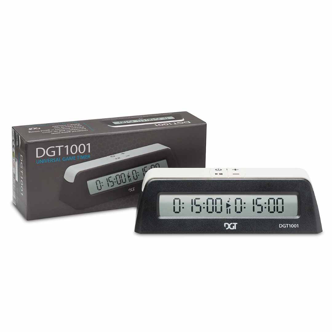 Pendule d'échecs Digitale - DGT 1001 Black - sans rajout de temps