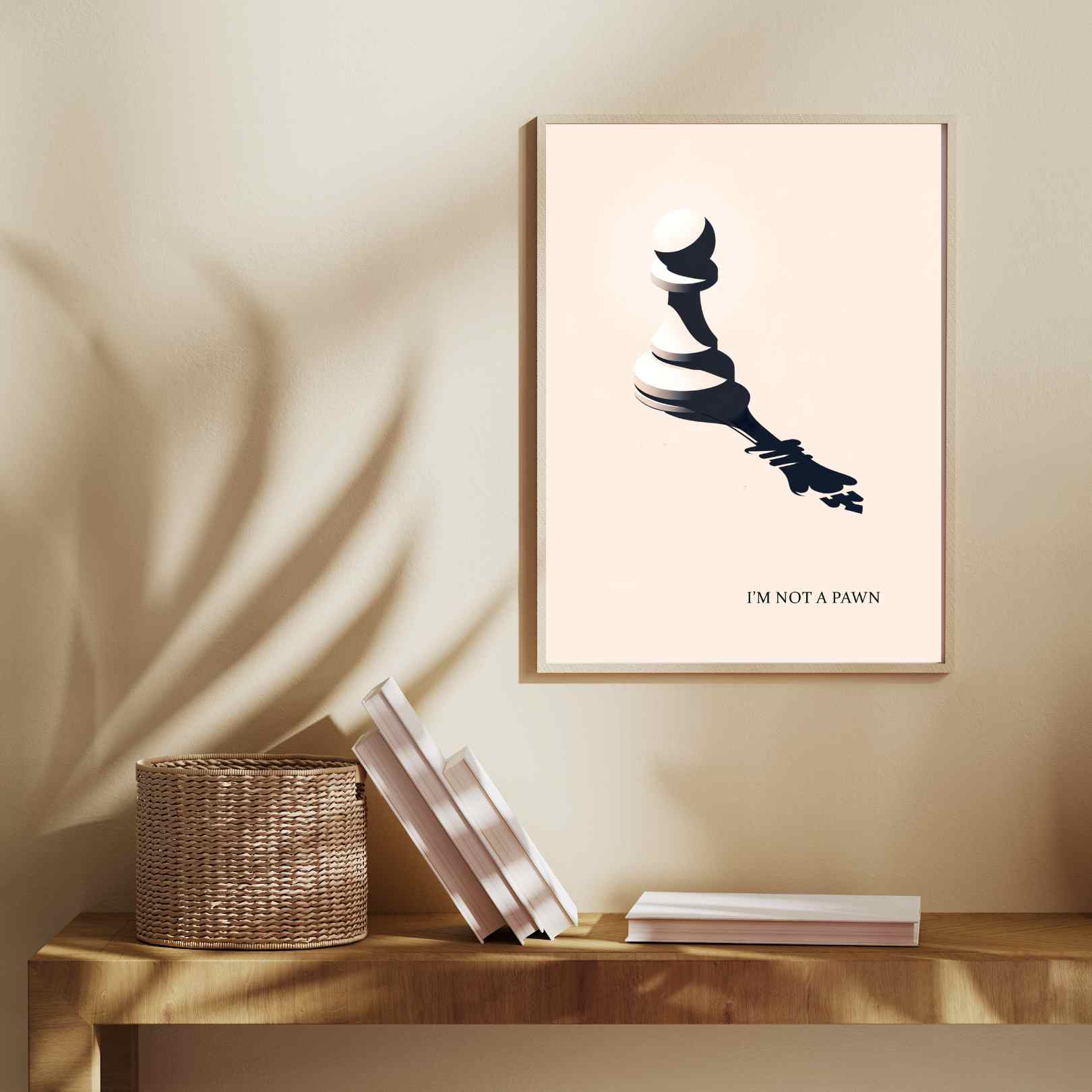 I'm not a pawn - Affiche minimaliste