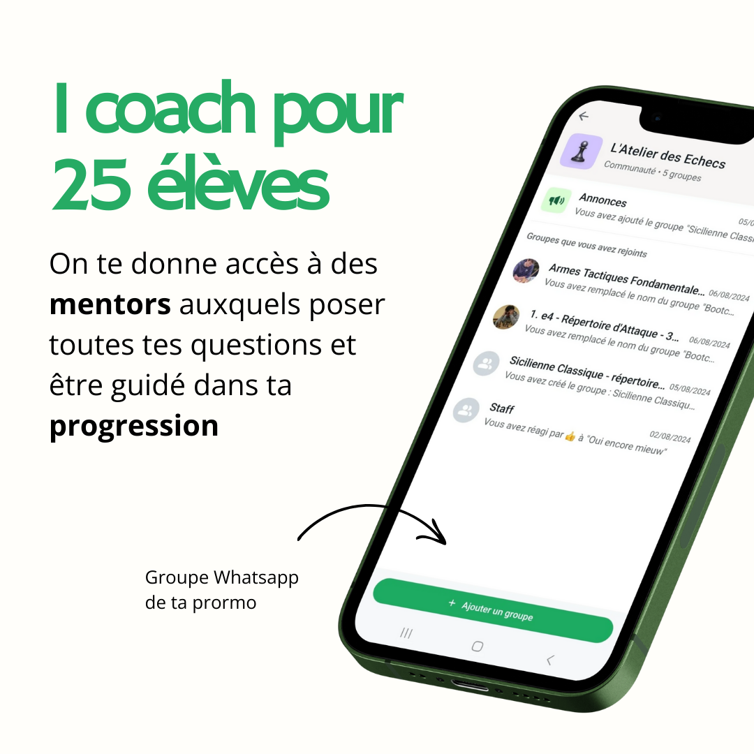 1. e4 : répertoire d'Attaque (Part.2) - 12 séances - MI Thibault Dudognon (Replay)