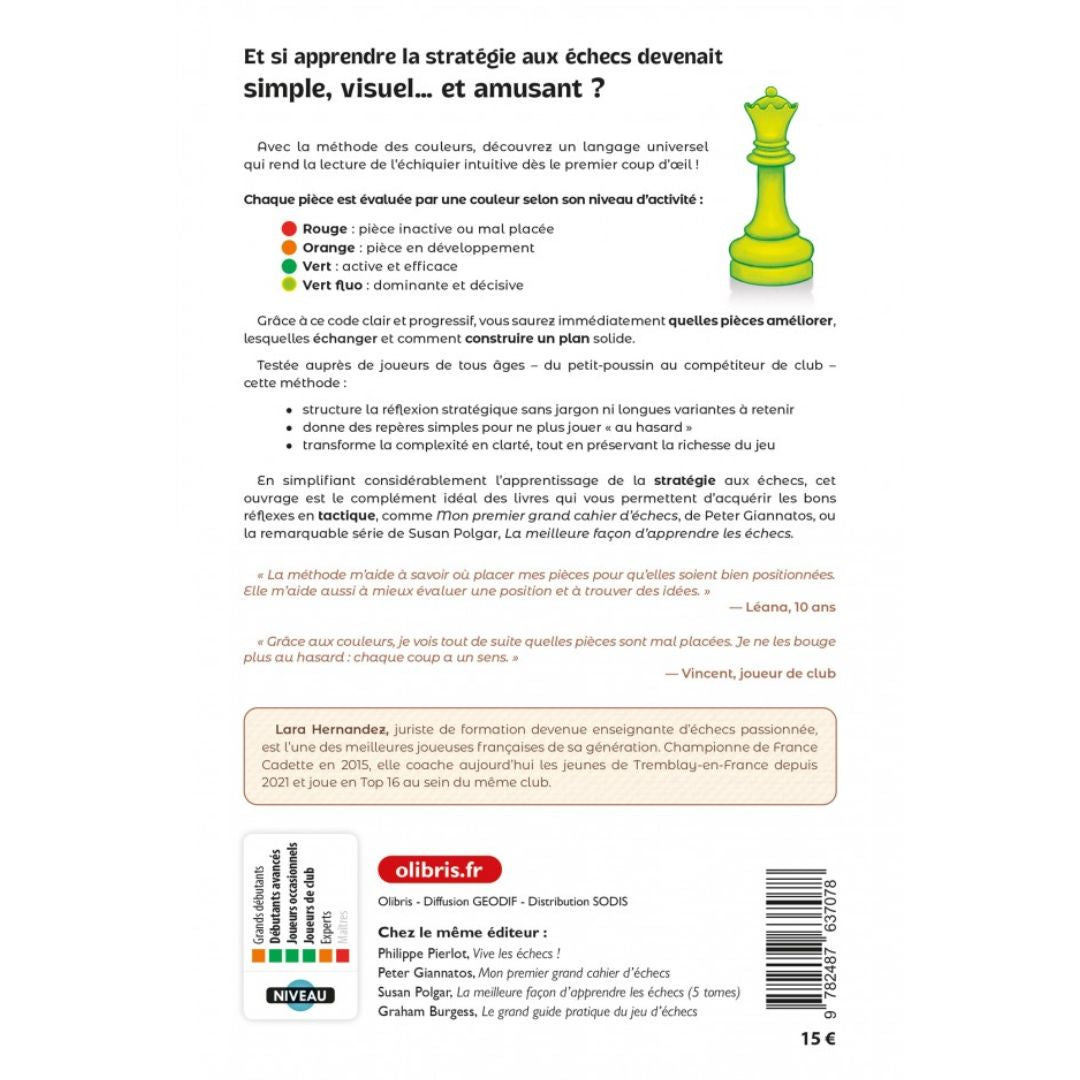 La méthode des couleurs aux échecs - Livre d'échecs - Stratégie - Initiation