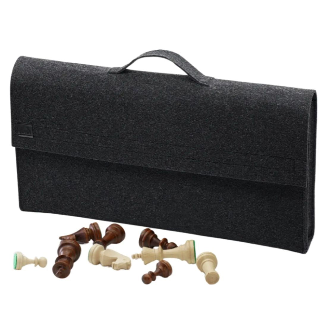 Étui en feutre pour coffret d’échecs pliable - Fait main en Pologne