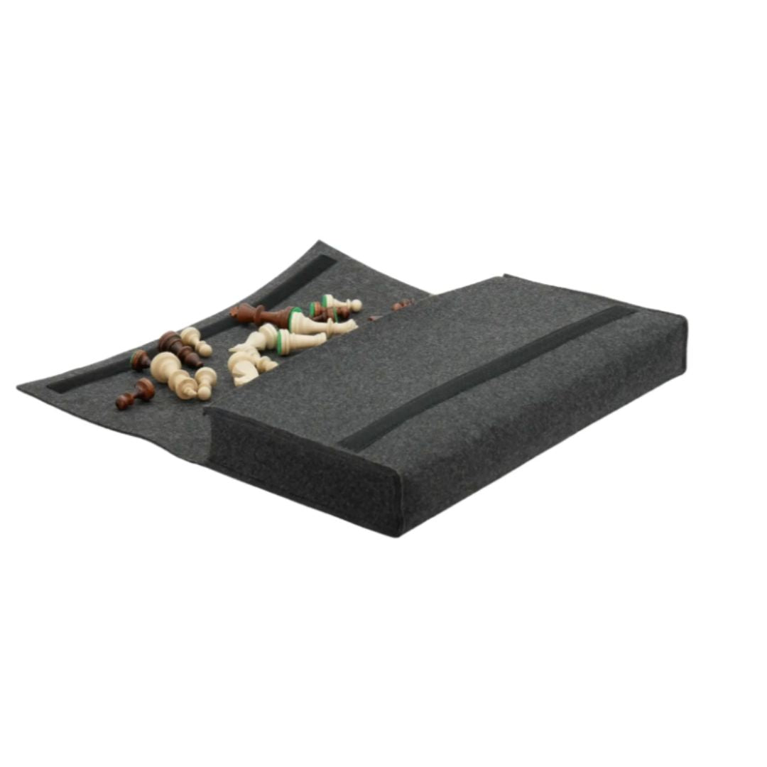 Étui en feutre pour coffret d’échecs pliable - Fait main en Pologne