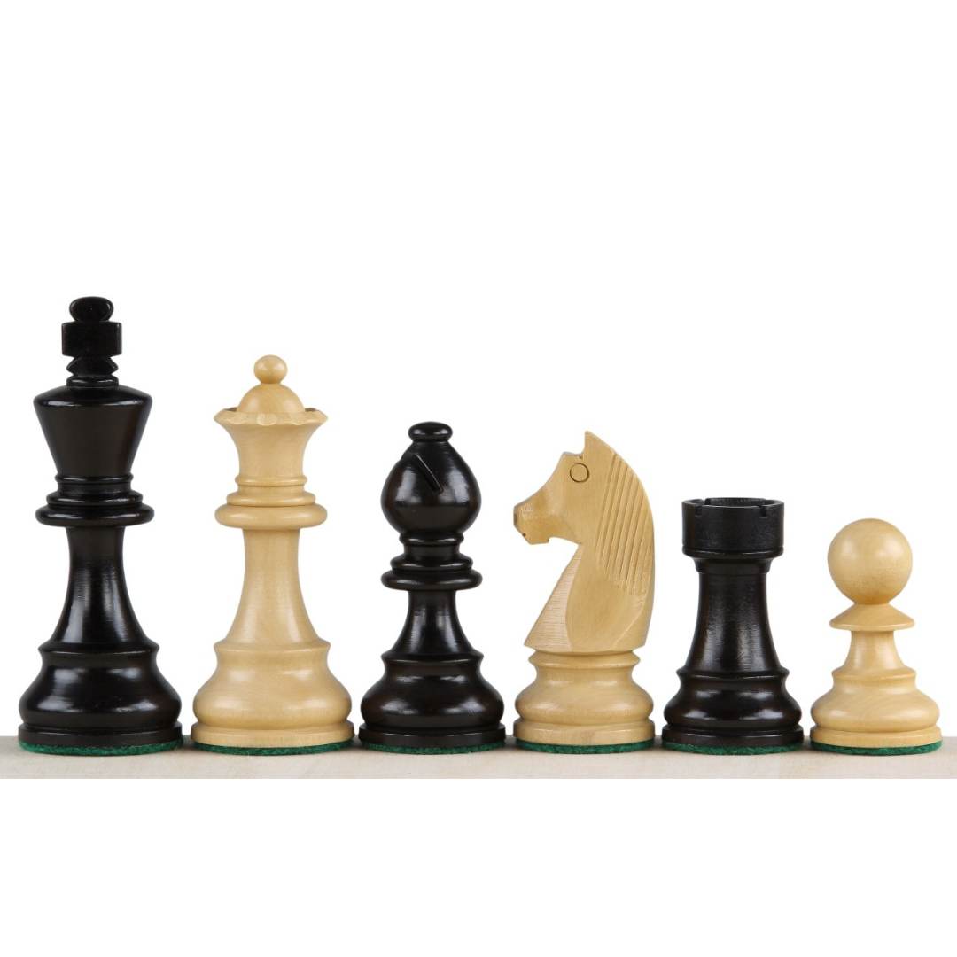 Echiquier de Tournoi en Bois massif - BLACK - Taille 6 - 54x54cm