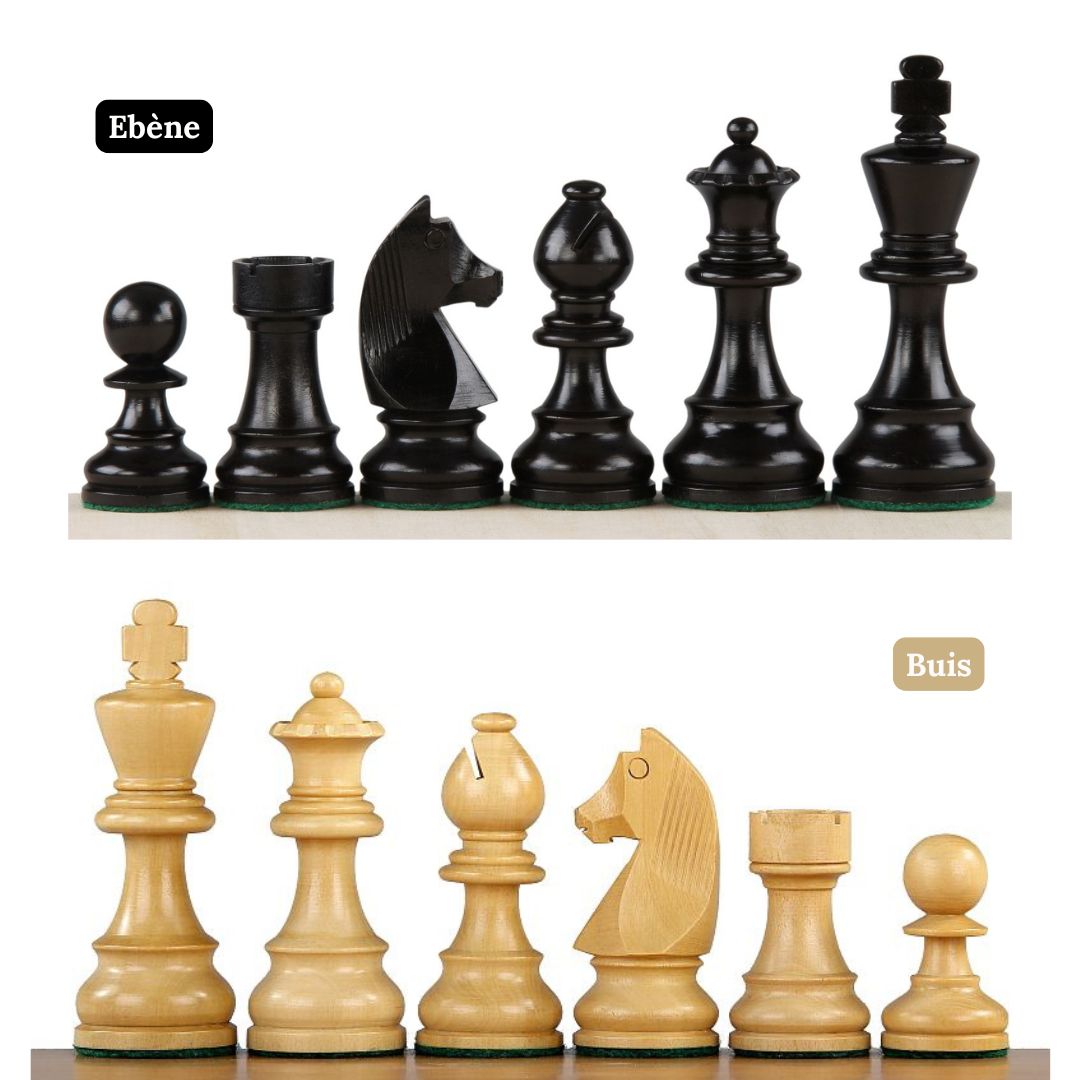 Pièces d'échecs à l'unité - Pièces d'échecs en Bois