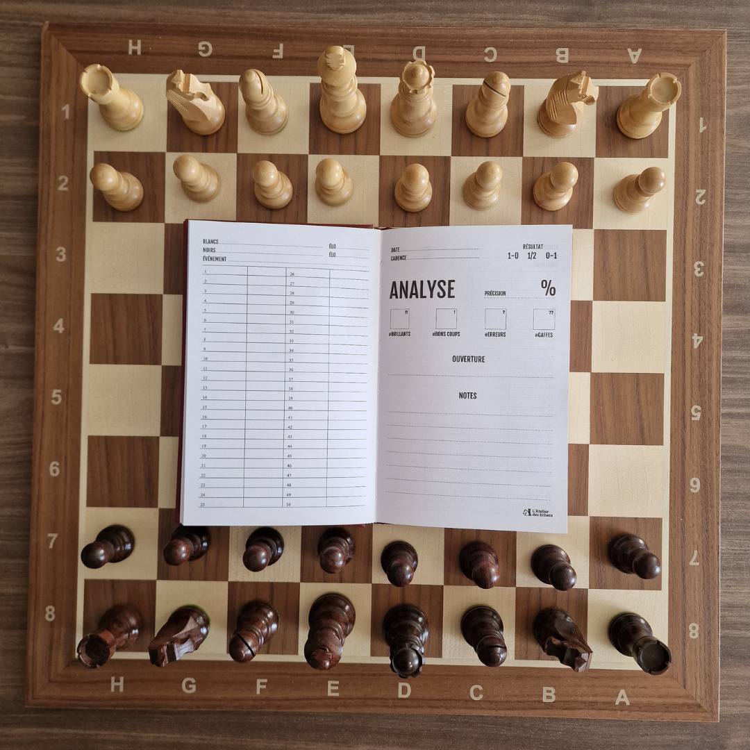 Mon Carnet d'échecs - Notation & Analyses - 100 parties