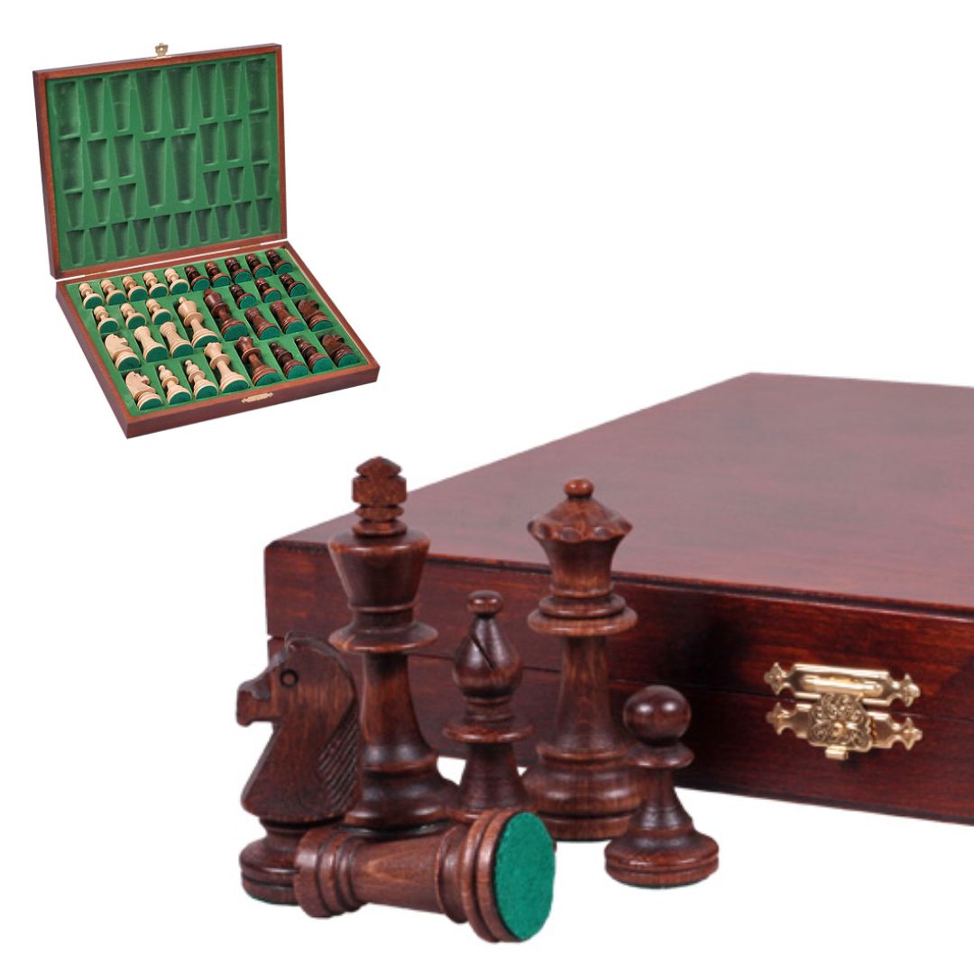 Coffret DELUXE - Staunton Classic - Pièces + Boite en bois - Taille 5