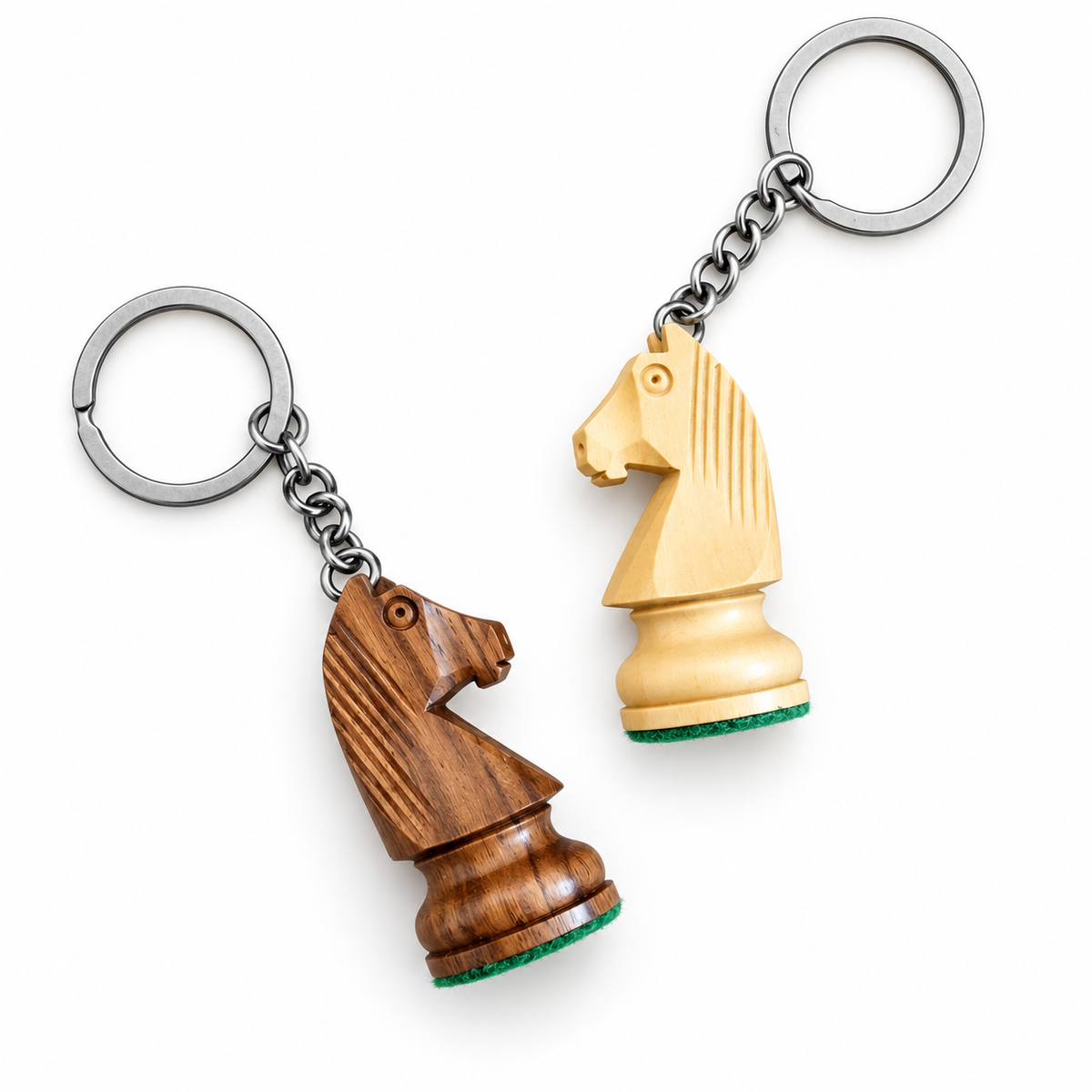 Porte-clés "Cavalier" en bois - personnalisable