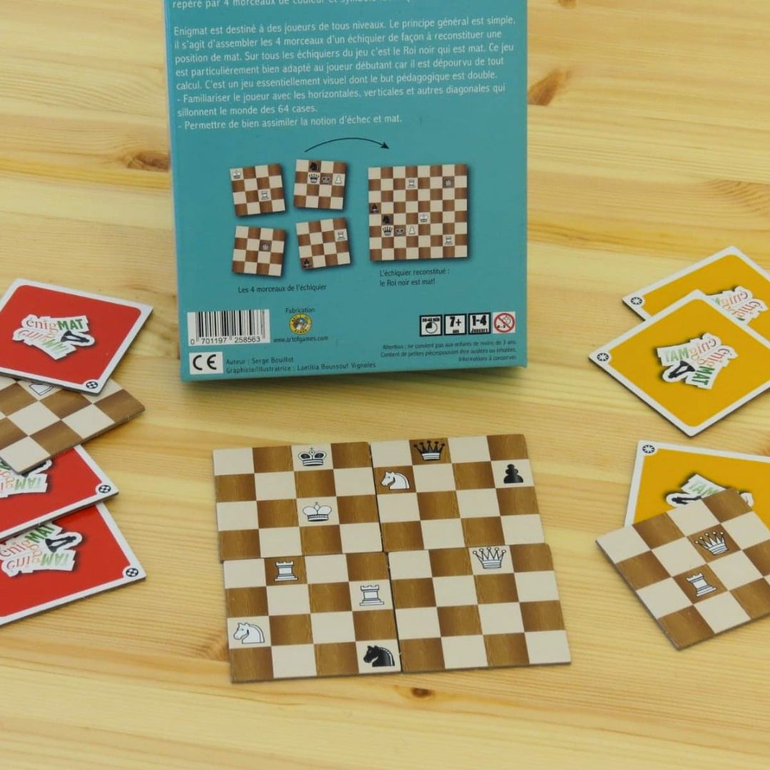 ENIGMAT - Le Jeu de société pour apprendre à fair mat !