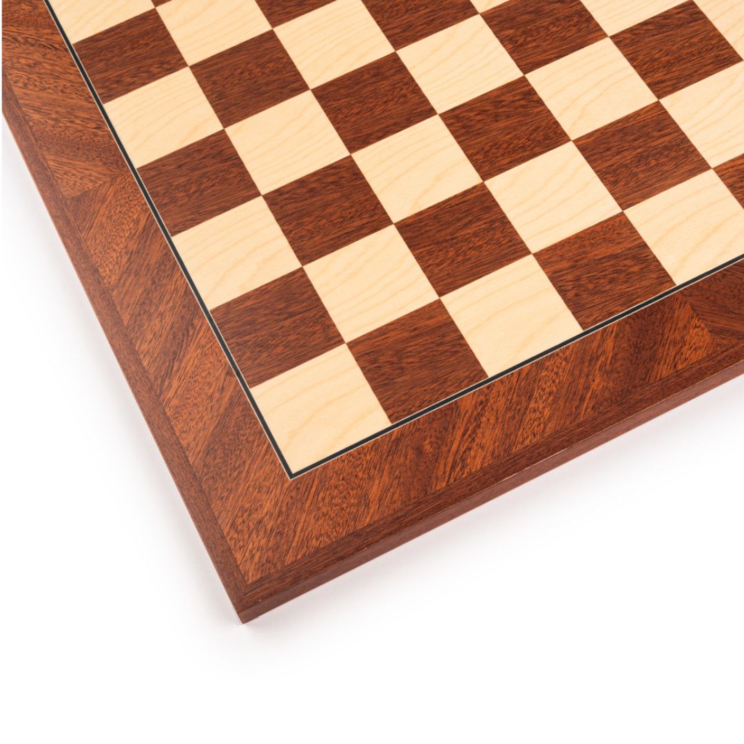 Echiquier Acajou Deluxe Diagonal - Taille 4 - 40x40cm