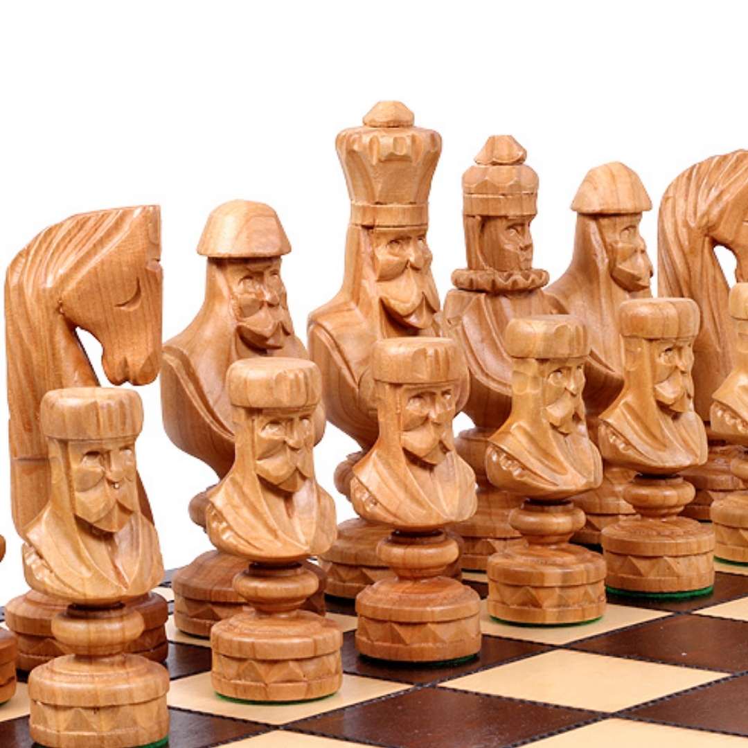 CESAR XL - Echiquier Artisanal Décoratif - Fait Main en Europe