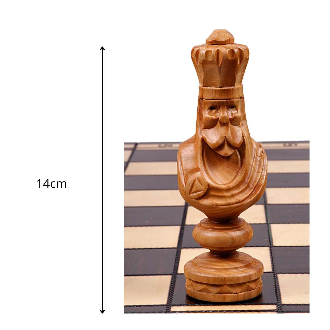 CESAR XL - Echiquier Artisanal Décoratif - Fait Main en Europe