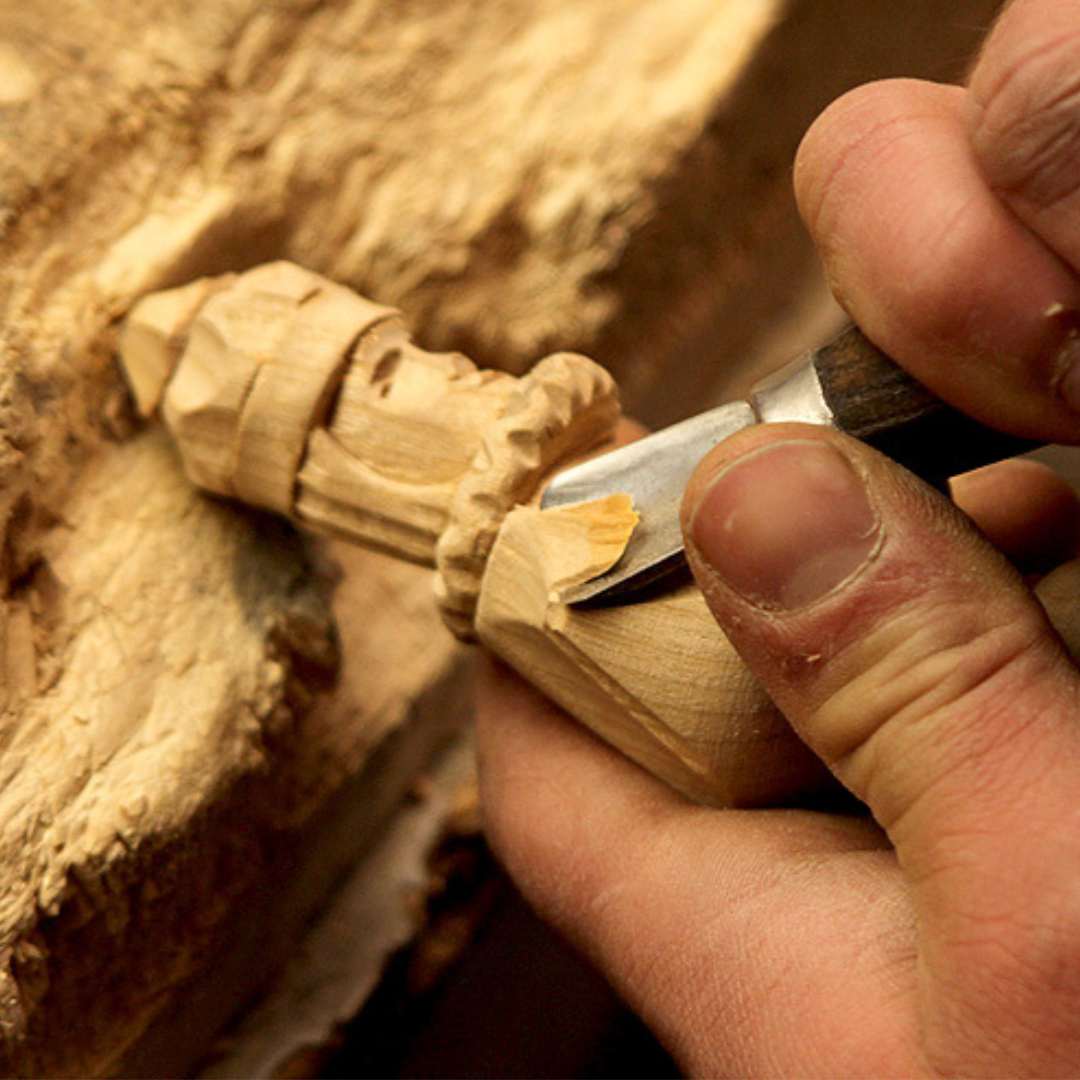 CESAR XL - Echiquier Artisanal Décoratif - Fait Main en Europe