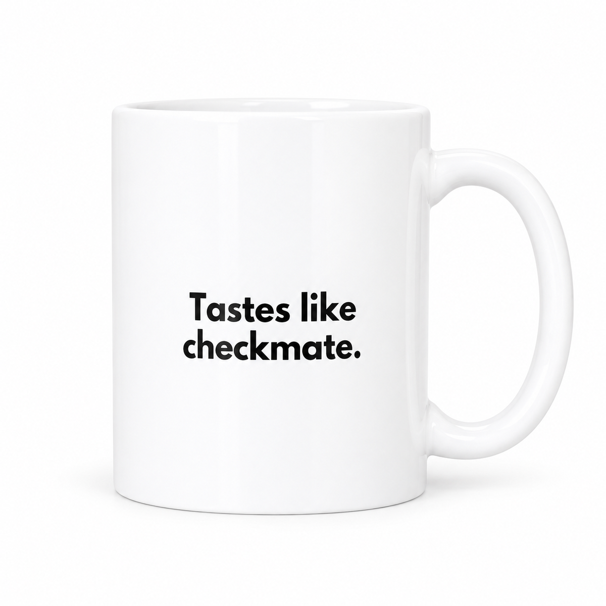 Mug céramique - "Tastes Like Checkmate"