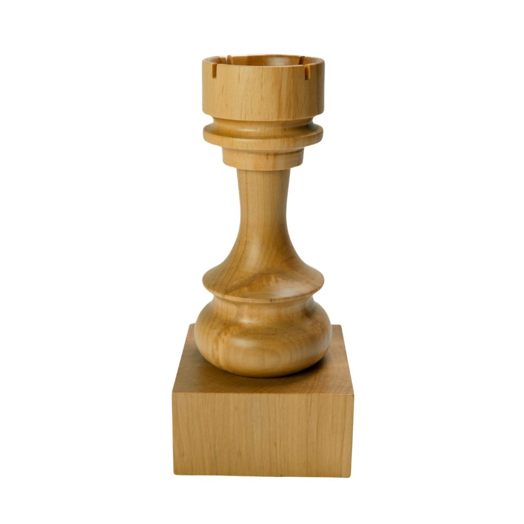 Tour Géante en Bois - Trophée d'Échecs