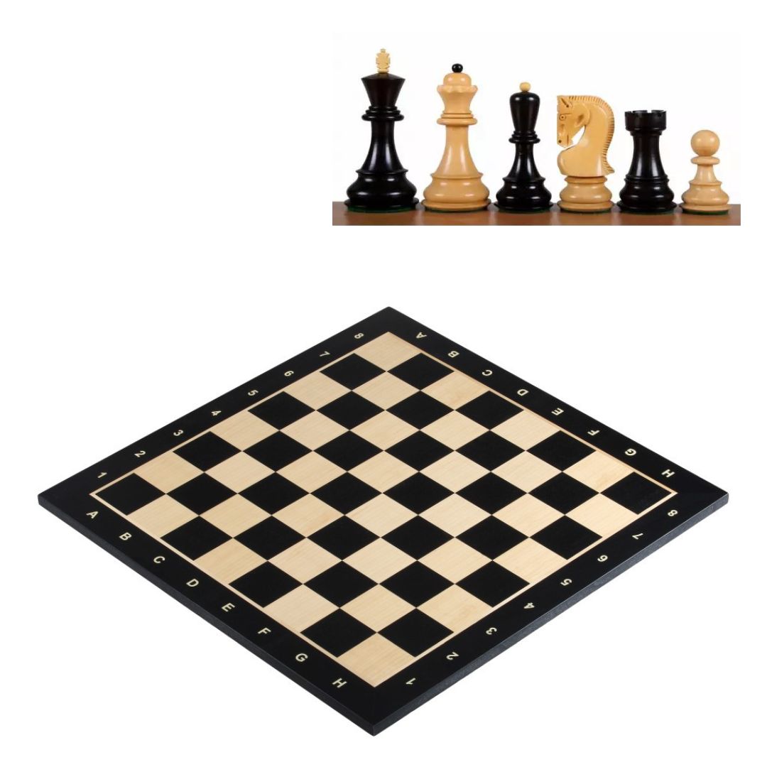 ZAGREB BLACK - Echiquier + Pièces de collection