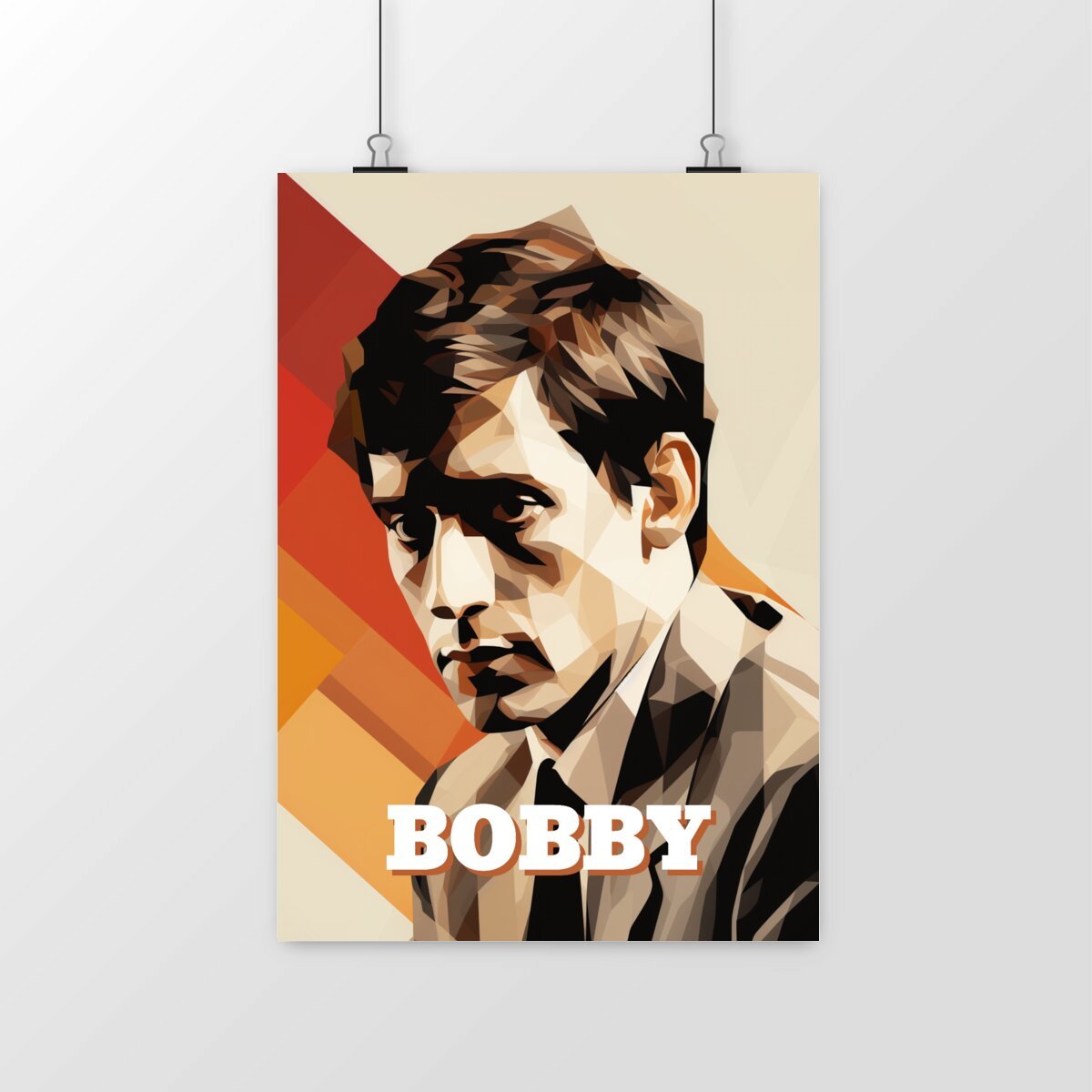 Bobby - Affiche d'échecs - A3