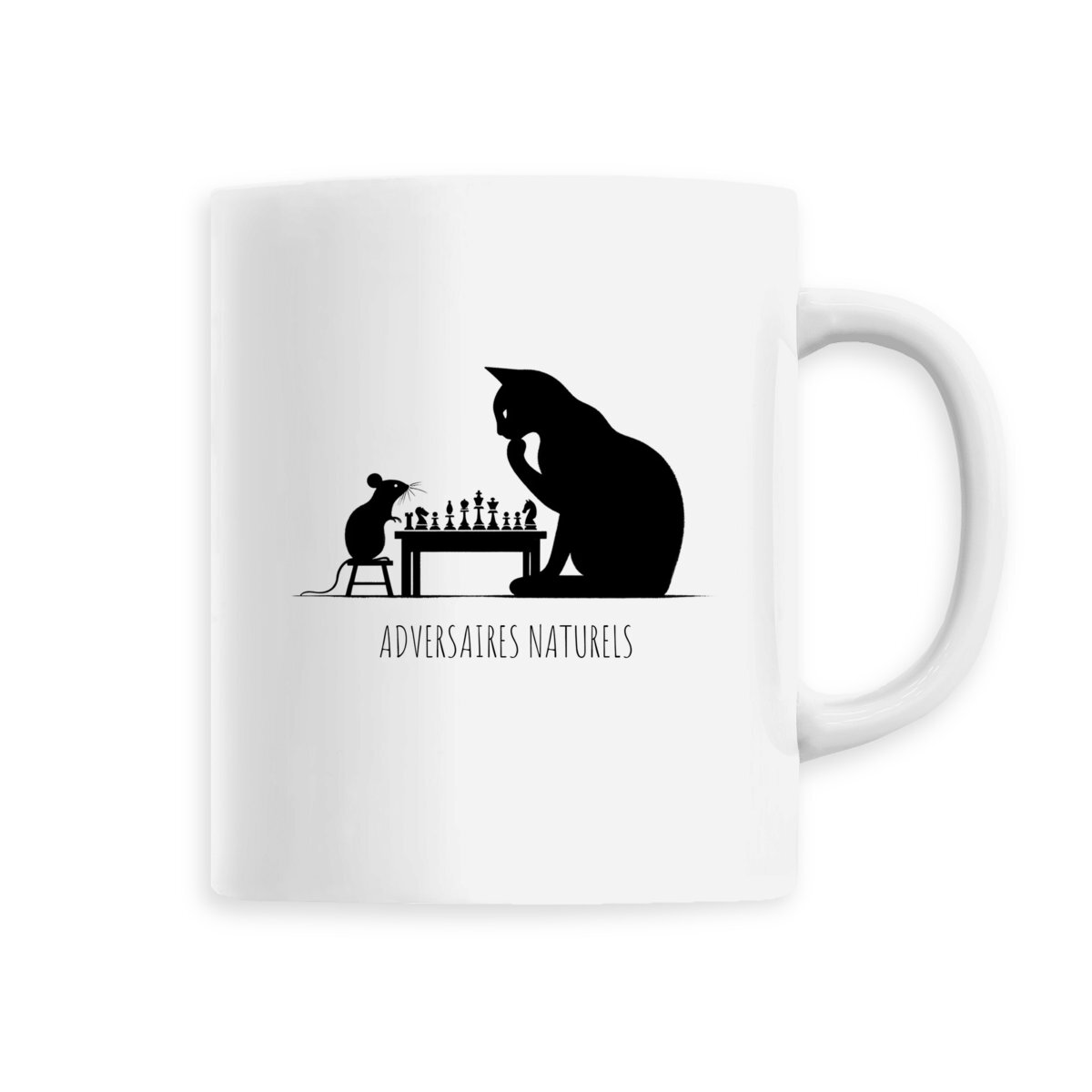 Adversaires Naturels - Mug Echecs 