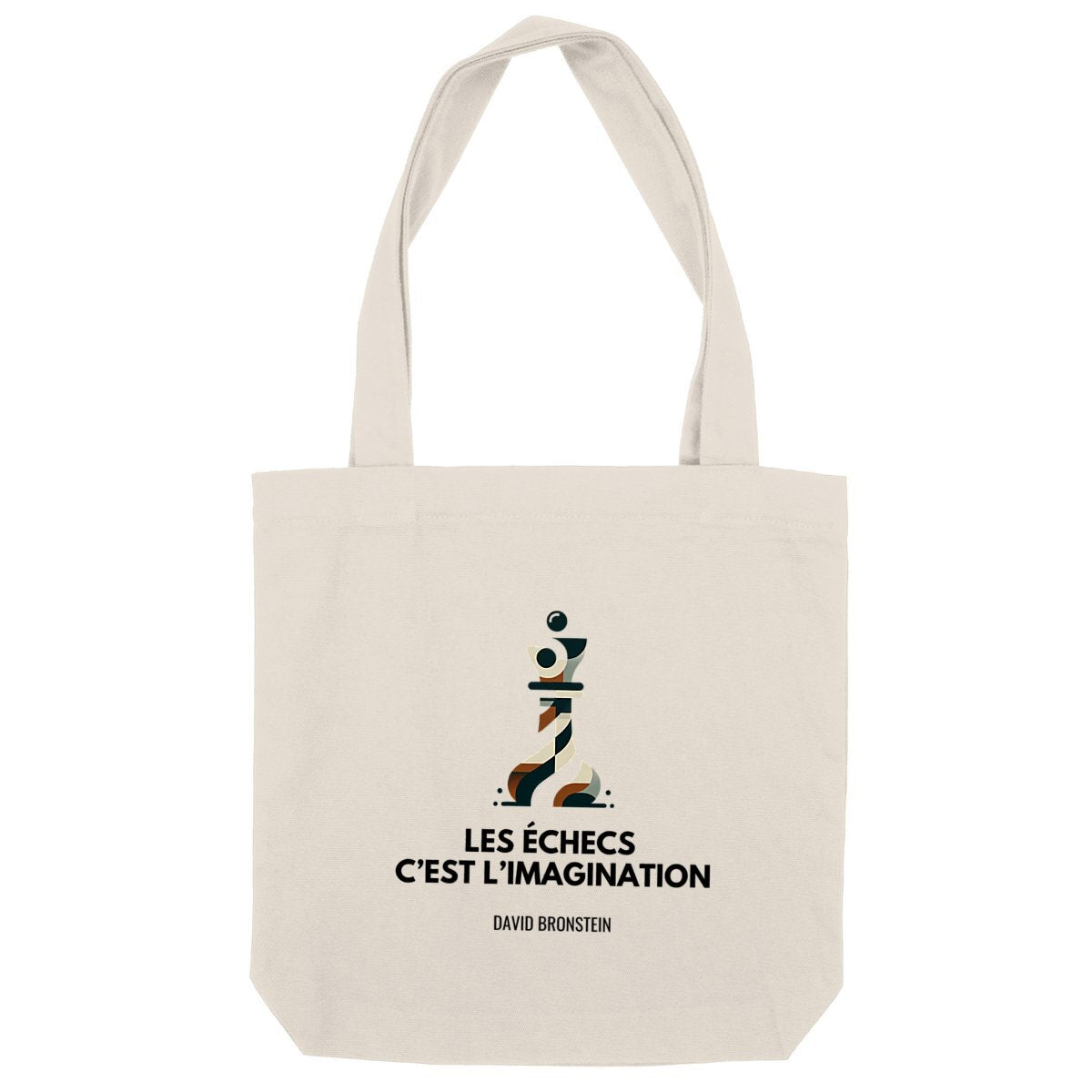 Tote Bag épais - Les échecs c'est l'imagination